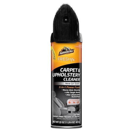 Armor All Armor All FreshFx Carpet and Upholstery Cleaner/Protector Foam New Car Scent 22 oz 19139